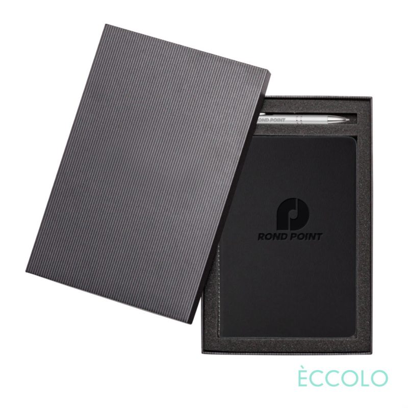 Custom Eccolo? New Wave Journal/Clicker Pen Gift Set - (M) - 3