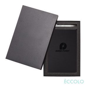 Custom Eccolo? New Wave Journal/Clicker Pen Gift Set - (M)