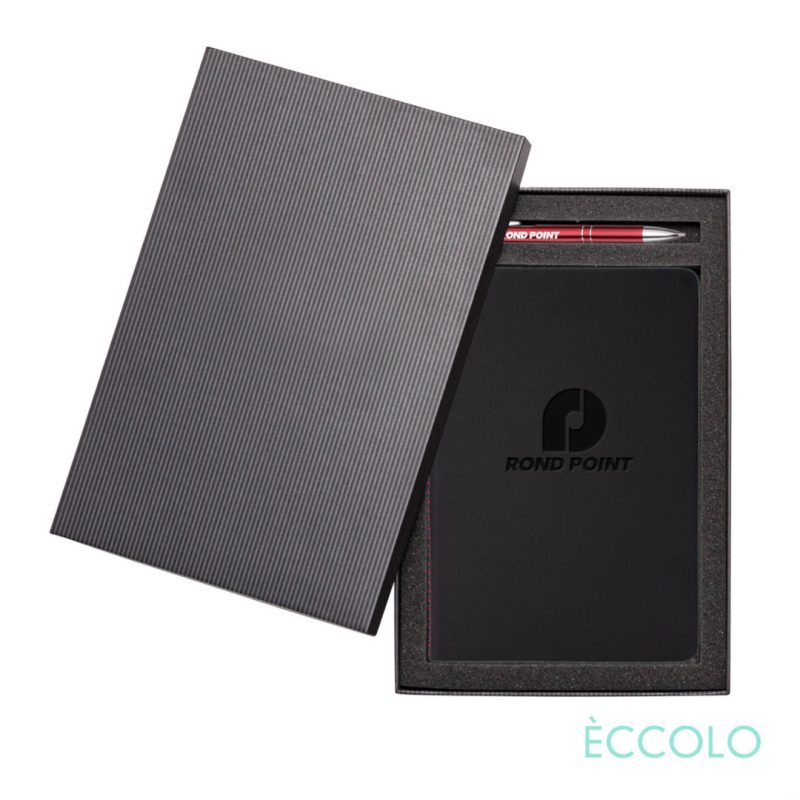 Custom Eccolo? New Wave Journal/Clicker Pen Gift Set - (M) - 5