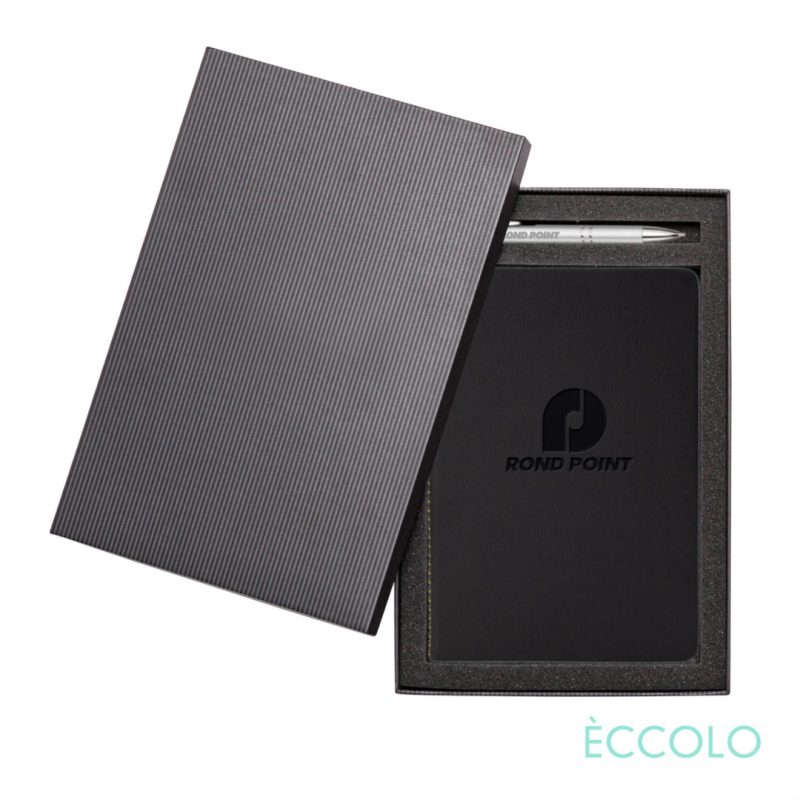 Custom Eccolo? New Wave Journal/Clicker Pen Gift Set - (M) - 7