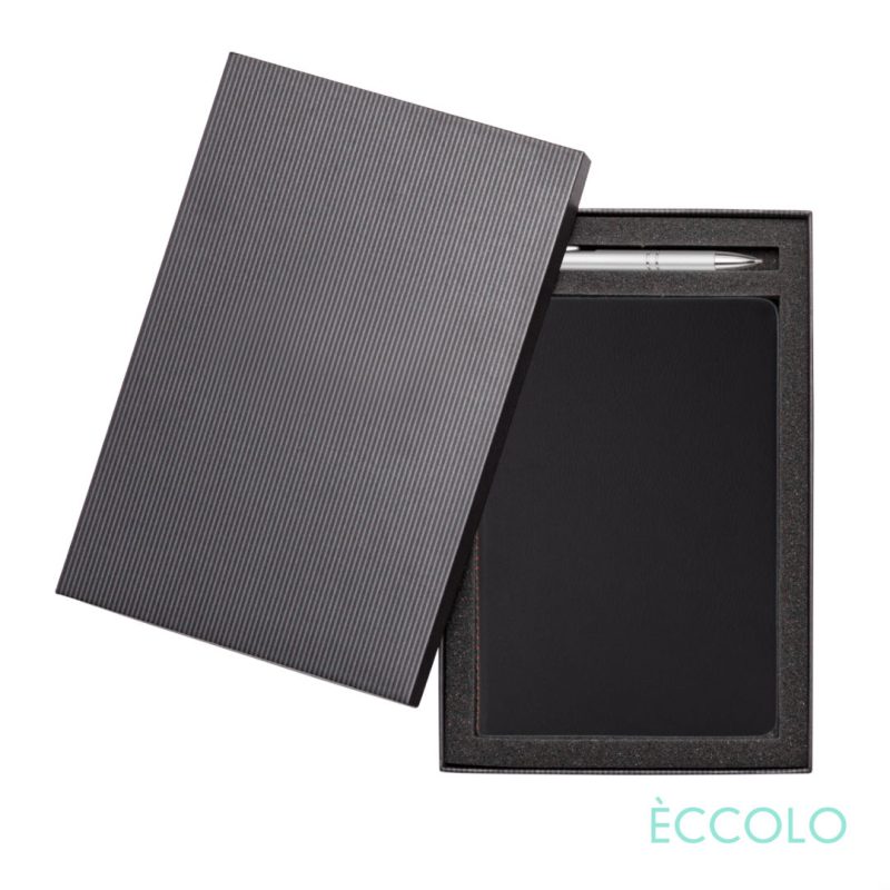 Custom Eccolo? New Wave Journal/Clicker Pen Gift Set - (M) - 8