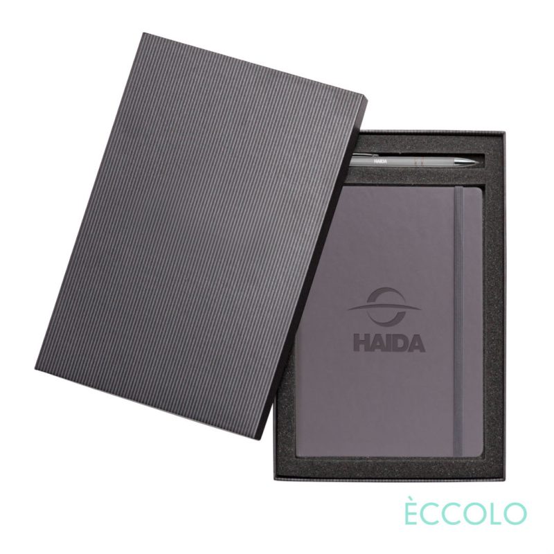Custom Eccolo? Techno Journal/Clicker Pen Gift Set - (M) - 5