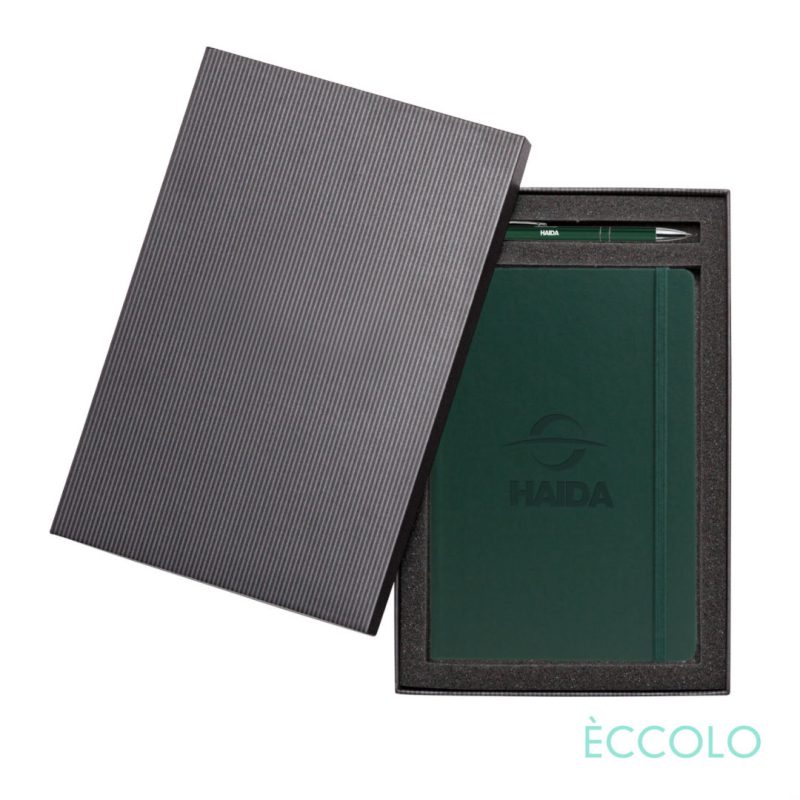 Custom Eccolo? Techno Journal/Clicker Pen Gift Set - (M)