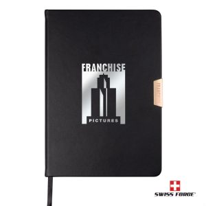 Custom Swiss Force? Bolivar Hardcover Journal w/Gold Accent