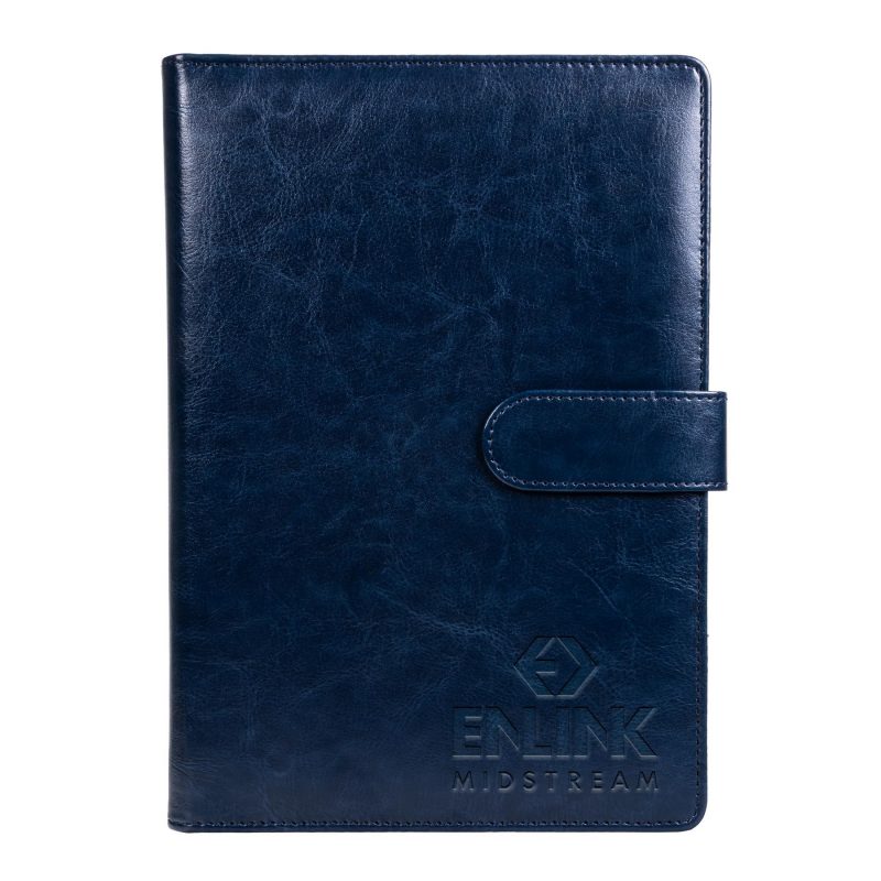 Custom A5 UltraHyde Magnetic Closure Padfolio (Factory Direct) 10-12 Weeks - 8