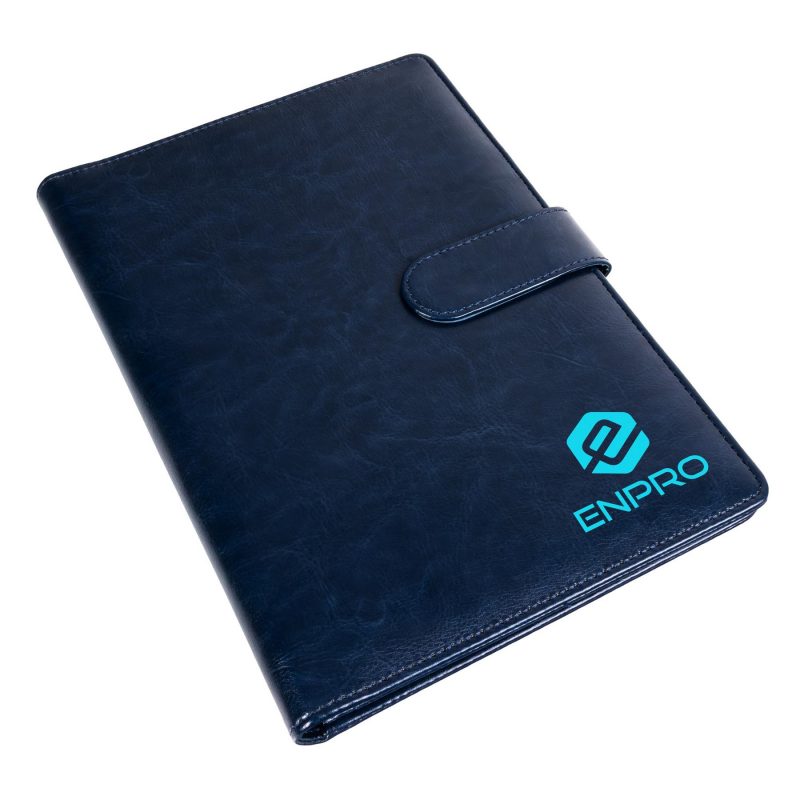 Custom A5 UltraHyde Magnetic Closure Padfolio - 7
