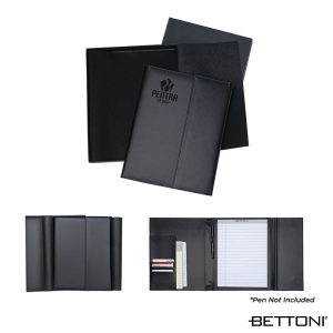 Custom Bettoni Atrani Bonded Leather Letter Size Padfolio