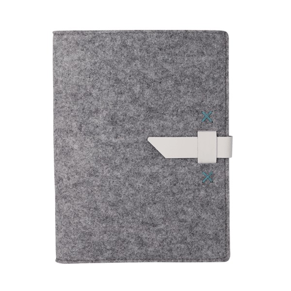 Custom Boxelder Felt Padfolio - 1