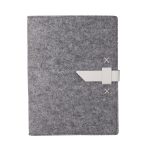 Custom Boxelder Felt Padfolio - 2