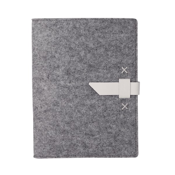 Custom Boxelder Felt Padfolio - 2