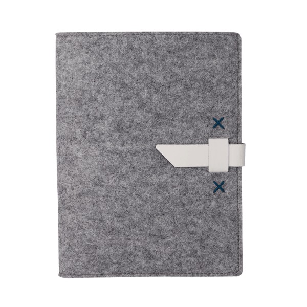 Custom Boxelder Felt Padfolio - 3
