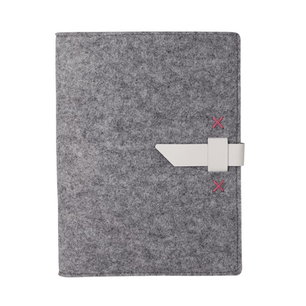 Custom Boxelder Felt Padfolio - 5
