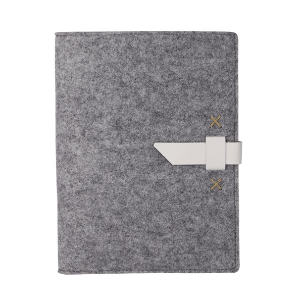 Custom Boxelder Felt Padfolio - 6