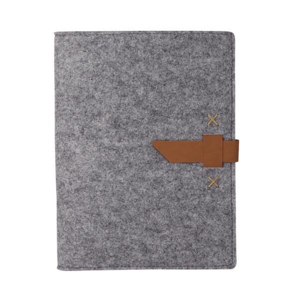 Custom Boxelder Felt Padfolio - 7