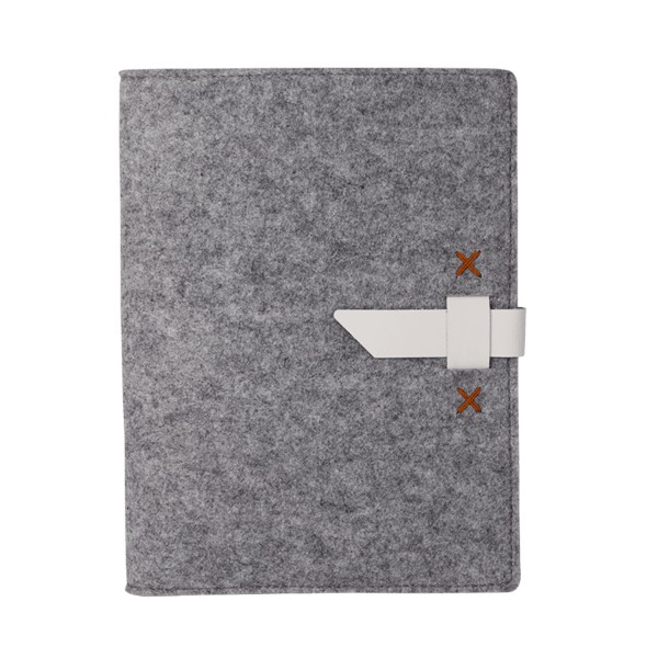 Custom Boxelder Felt Padfolio - 8