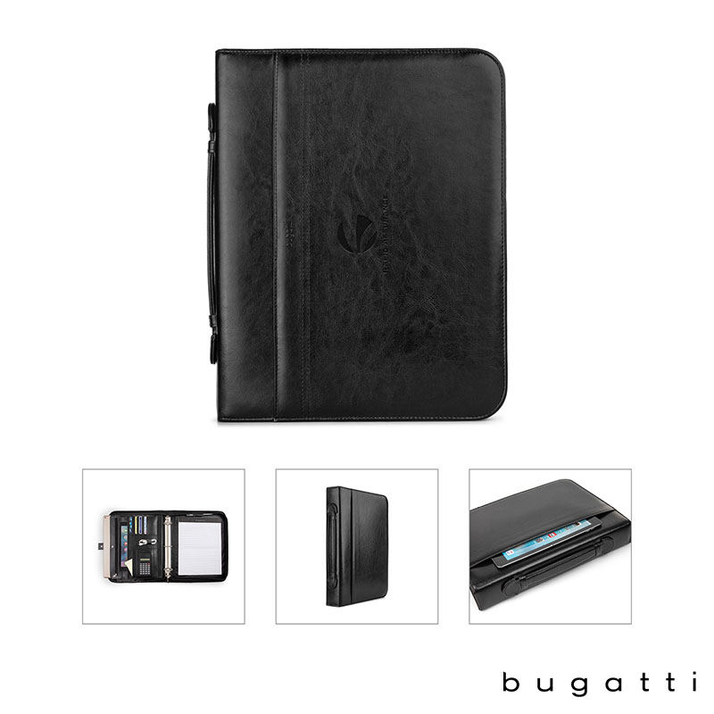 Custom Bugatti 3-Ring Binder Padfolio