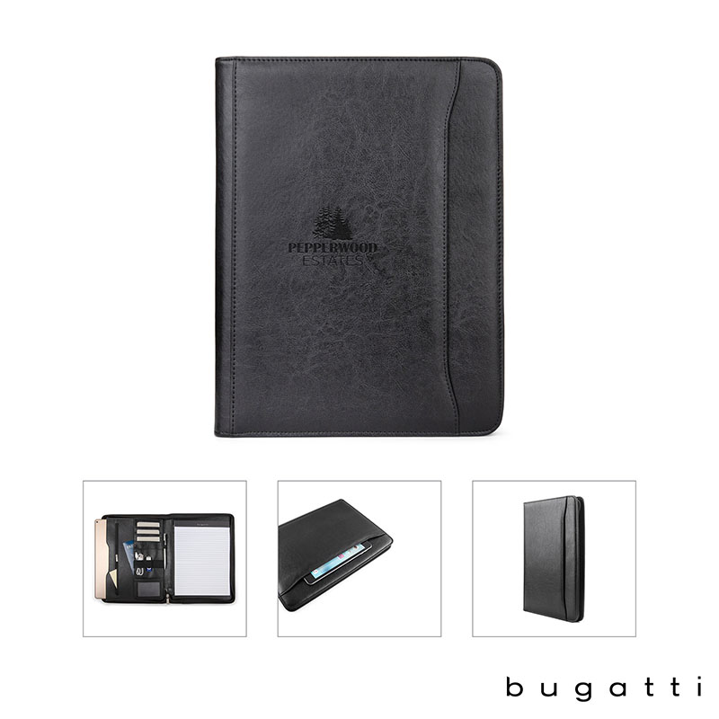 Custom Bugatti Letter Size Padfolio