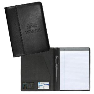 Custom Camelot Perforated PVC Standard Size Padfolio