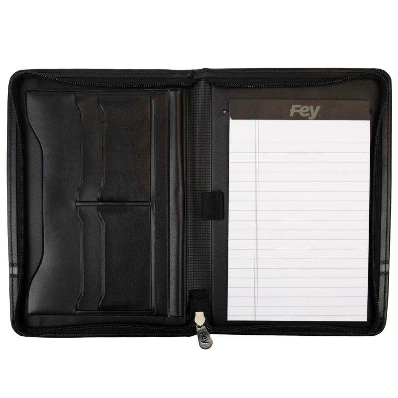 Custom Chartwell Junior Zippered Padfolio - 4