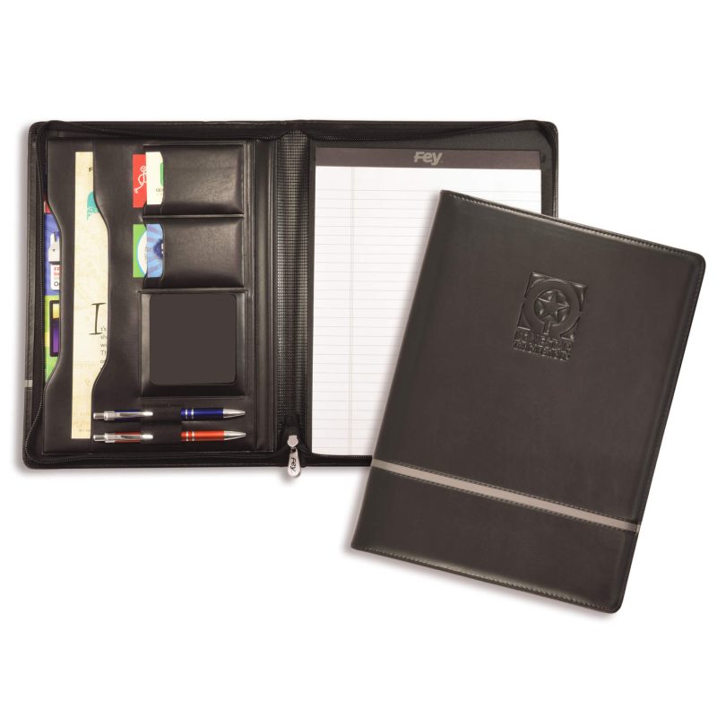 Custom Chartwell Zippered Padfolio - 2