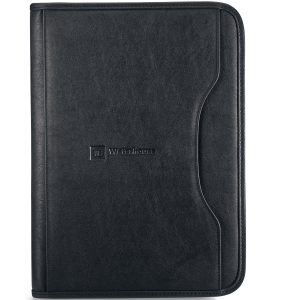 Custom Deluxe Executive Padfolio - Black