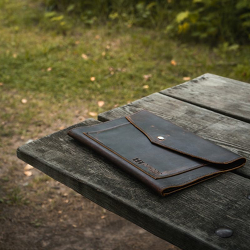 Custom Duluth Pack™ Heritage Leather Business Portfolio - 5