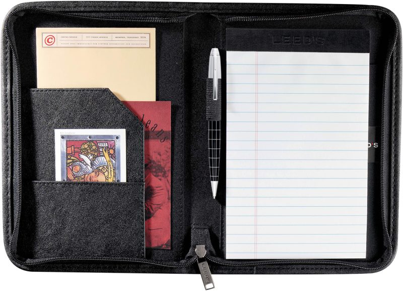 Custom DuraHyde Jr. Zippered Padfolio with FSC® Mix Paper - 4
