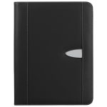 Custom Eclipse Bonded Leather Zippered Portfolio With Calculator - 1