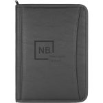 Custom Executive DuraHyde Zippered Padfolio with FSC® Mix Paper - 2