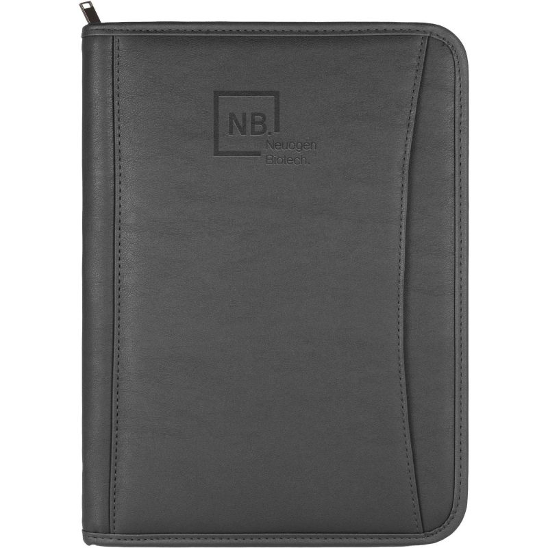 Custom Executive DuraHyde Zippered Padfolio with FSC® Mix Paper - 3