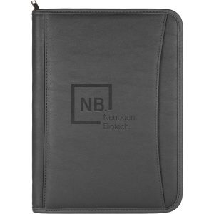 Custom Executive DuraHyde Zippered Padfolio with FSC® Mix Paper