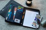 Custom Executive DuraHyde Zippered Padfolio with FSC® Mix Paper - 8