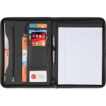 Custom Executive DuraHyde Zippered Padfolio with FSC® Mix Paper - 9