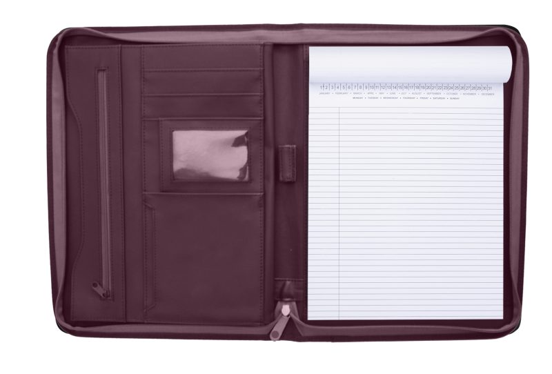 Custom Good Value™ Ultrahyde Zippered Padfolio - 1