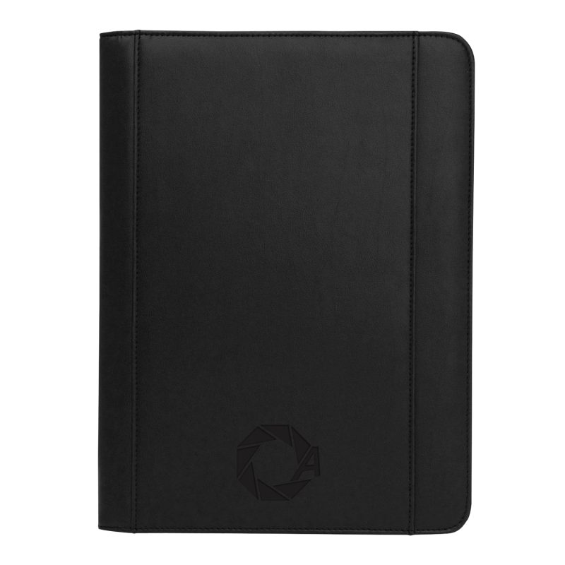 Custom Good Value™ Ultrahyde Zippered Padfolio - 2