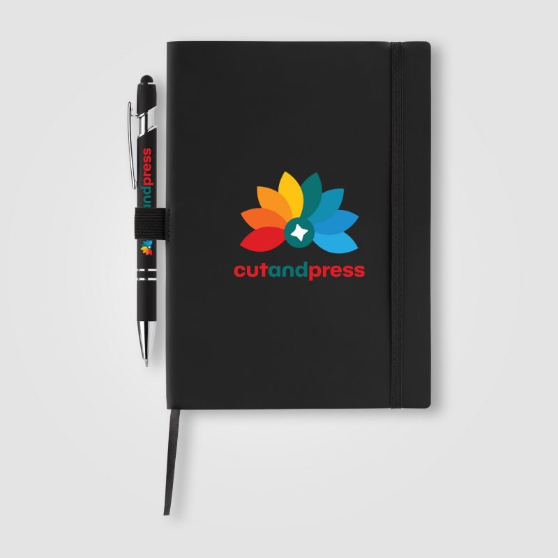 Custom Hemingway Recycled Soft Cover Journal & Pen Set – A5 - 2