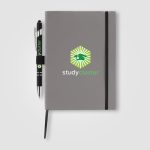 Custom Hemingway Recycled Soft Cover Journal & Pen Set – A5 - 3