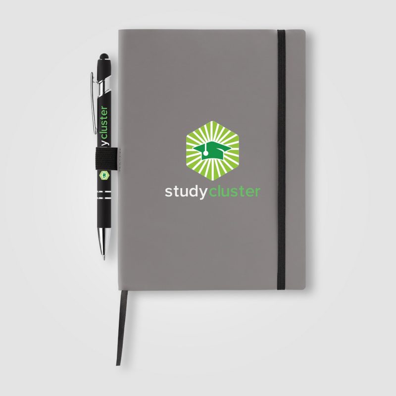 Custom Hemingway Recycled Soft Cover Journal & Pen Set – A5 - 3