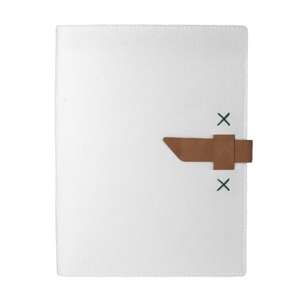 Custom Hubbard Dye-Sublimated Felt Padfolio - 8