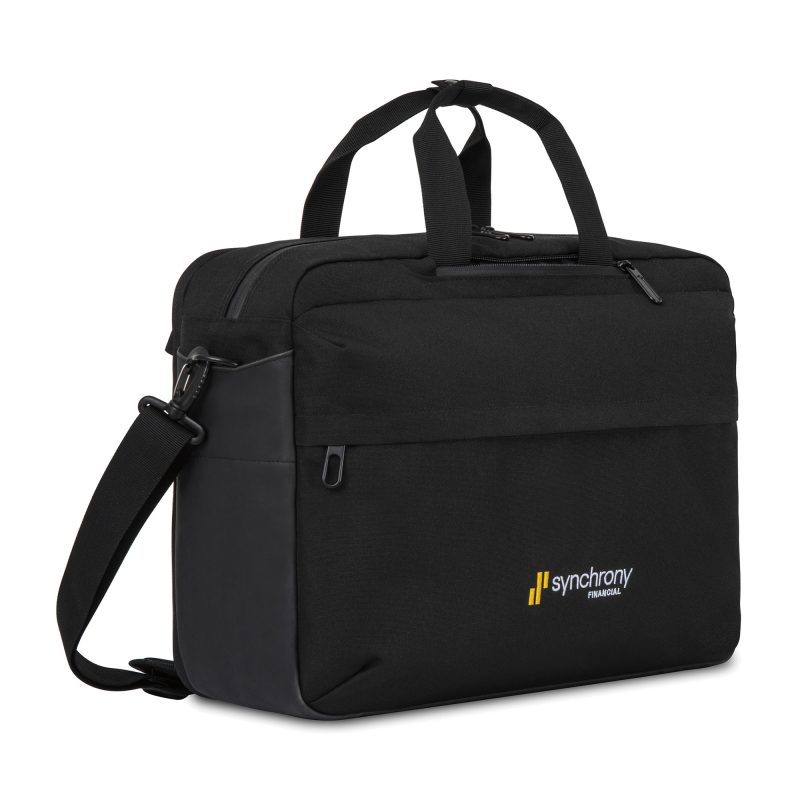 Custom Jackson Slim Convertible Laptop Portfolio - Black - 2