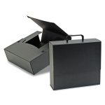Custom Large Portfolio Briefcase Style w/ Elastic (13"x12"x4")