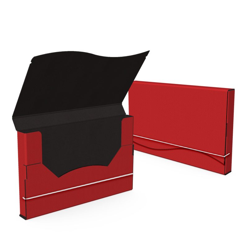 Custom Large Portfolio Legal Sized w/ Elastic (15.3"x9.5"x1.5") - 4