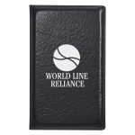 Custom Leather Look Padfolio With Sticky Notes & Flags - 1
