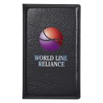 Custom Leather Look Padfolio With Sticky Notes & Flags - 4