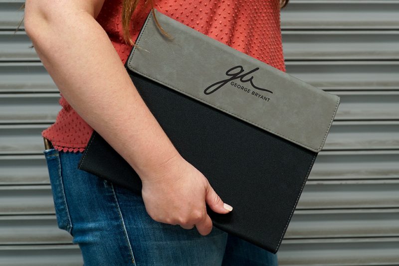 Custom Leatherette Portfolio - 2