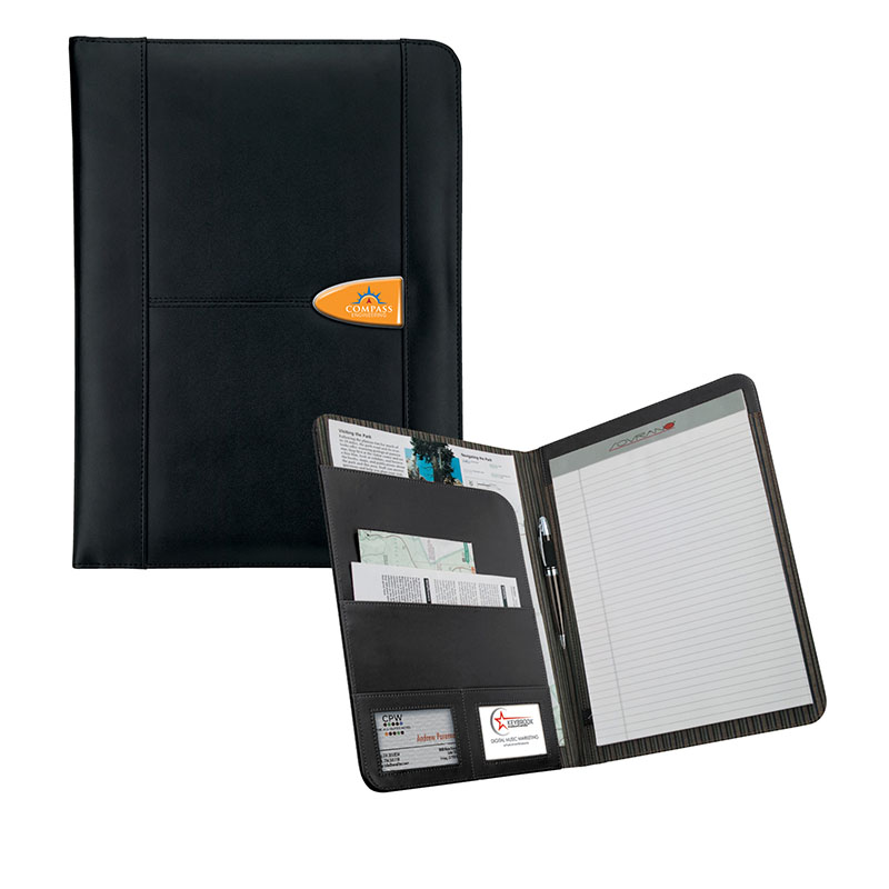 Custom Lepidus I Leather Letter Size Padfolio