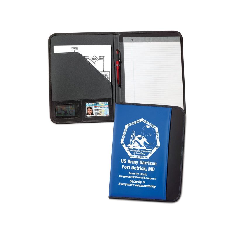 Custom Letter Size Nylon Pad Portfolio - 2