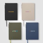 Custom Malmö Recycled PU Extended Pen Loop Journal & Pen Set - A5