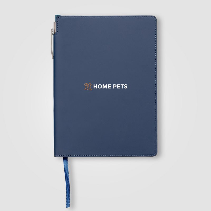 Custom Malmö Recycled PU Extended Pen Loop Journal & Pen Set - A5 - 5