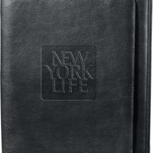Custom Manhattan Zippered Padfolio with FSC® Mix Paper